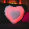 Red Led Heart Cushion With Battery